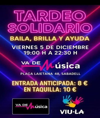 Tardeo Solidari Viu-la en Barcelona
