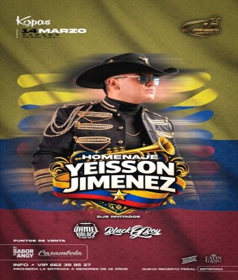 Fiesta colombiana + concierto homenaje Yeisson Jimenez en Málaga