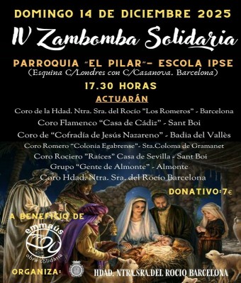 IV ZAMBOMBA SOLIDARIA en Barcelona