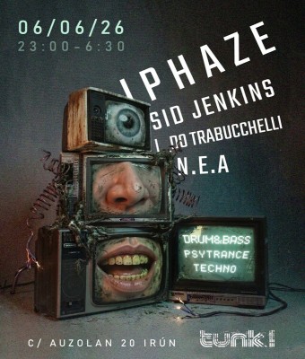 Iphaze + Sid Jenkins + I_DO Trabucchelli + DJ NEA en Gipuzkoa
