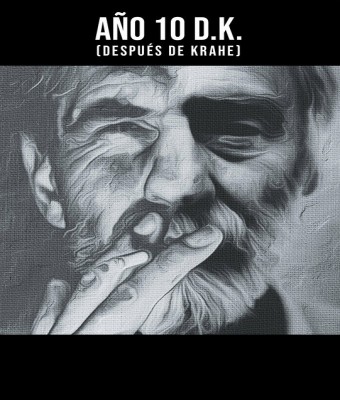 AÑO X d.K. Homenaje a Javier krahe (por Alfonso del Valle & Van Moustache) en Sevilla
