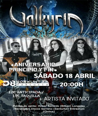 Valkyria X Aniversario Principio y Fin en Bizkaia