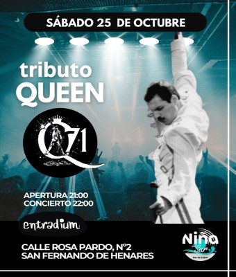 Tributo Queen - Q71 en Madrid