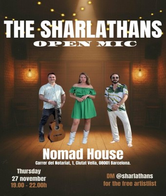 The Sharlathans Open Mic en Barcelona