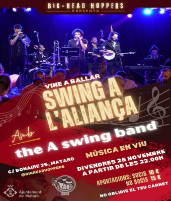 The A swing band en Barcelona