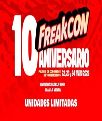 FreakCon 2026 | ¡10ª Aniversario! | Festival Internacional de Anime, Cómic, Series TV y Videojuegos en Málaga