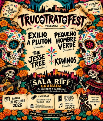  EL 31 DE OCTUBRE... EL HALLOWEEN MÁS SALVAJE SE VIVE EN GRANADA. 