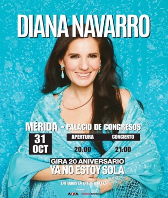 DIANA NAVARRO - GIRA 20 ANIVERSARIO "YA NO ESTOY SOLA" - EN MÉRIDA en Badajoz