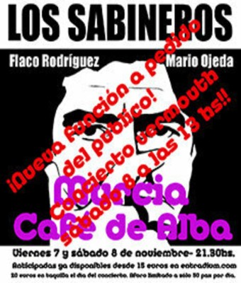 LOS SABINEROS concierto vermú en el Café de Alba, Murcia! en Granada