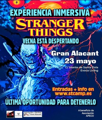 STRANGER THINGS EXPERIENCIA INMERSIVA en Alicante/Alacant