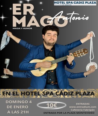 Er mago Antonio en Cádiz