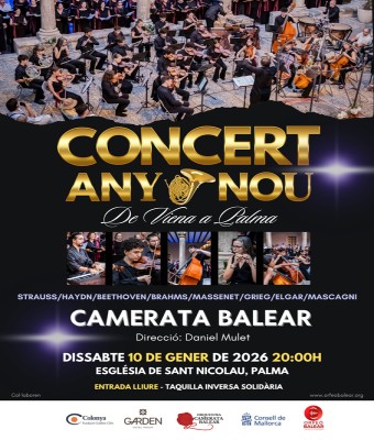 DE VIENA A PALMA. GRAN CONCERT D'ANY NOU DE L'ORQUESTRA CAMERATA BALEAR en Balears, Illes