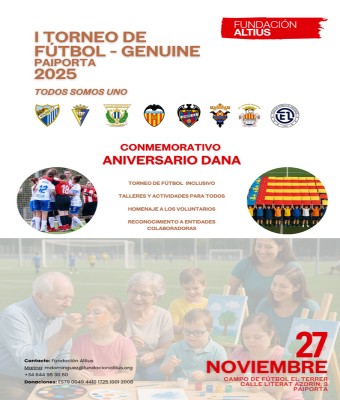 I Torneo de Fútbol Genuine Paiporta - Aniversario DANA en Valencia/València