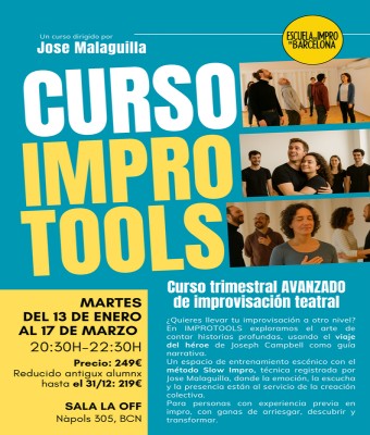 CURSO IMPROTOOLS  (AVANZADO) MARTES 20:30H A 22:30H - TRIMESTRAL en Barcelona