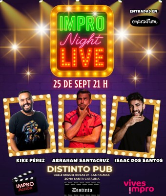 Impro Night Live (Distinto - Santa Catalina) en Palmas, Las