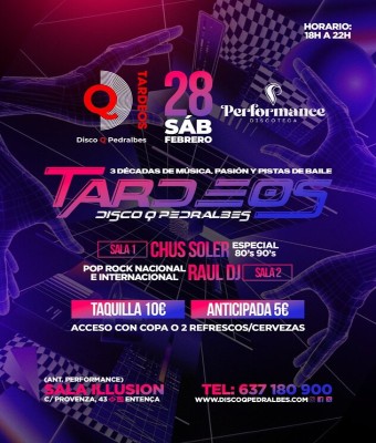 ACCESO  CONSUMICIÓN TARDEO 28 FEBRERO en Barcelona