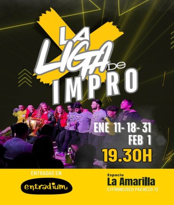 La liga de Impro Espacio La Amarilla en Málaga