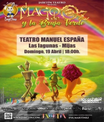 EL MAGO DE OZ Y LA BRUJA VERDE en Mijas (las lagunas)