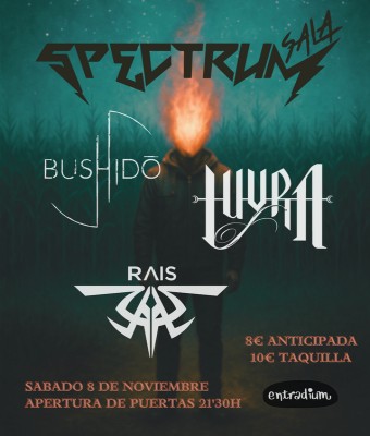RAIS, LUVRA Y BUSHIDO en Murcia