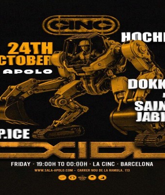 Oxido: Dokku b2b Saint Jabir + Sp.ice + Hochi en Barcelona