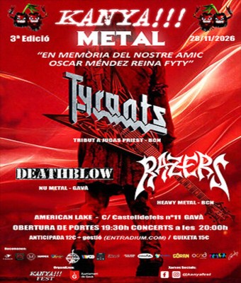 Kanya!!! Metal Edition 3 en Barcelona