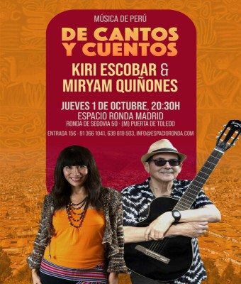 De Cantos y Cuentos - Miryam Quiñones y Kiri Escobar en Madrid