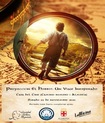 Proyección El hobbit: un viaje inesperado en Almería