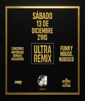 ULTRA REMIX. Funky House - Nu-Disco  en Madrid