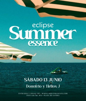 ECLIPSE | SUMMER ESSENCE - SÁBADO 13 JUNIO en Valencia