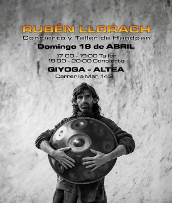 Rubén Llorach: Masterclass y Concierto de Handpan en Alicante/Alacant