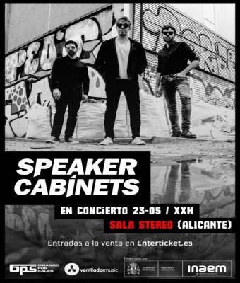 Concierto GPS16 Speaker Cabinets en Sala Stereo (Alicante) 23 de mayo de 2026
