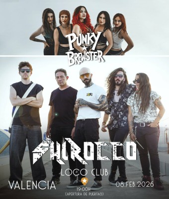 Shirocco  & Punky Brewster en Loco Club  en Valencia/València