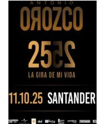 Antonio Orozco en Cantabria - Palacio de Deportes de Santander "La Ballena"