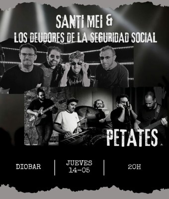 Doble o Nada ::: Santi Mei & Los Deudores de la Seguridad Social + Petates en Barcelona