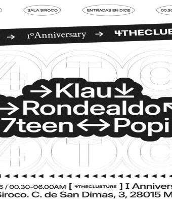 4theclubture 1er Aniversario en Madrid