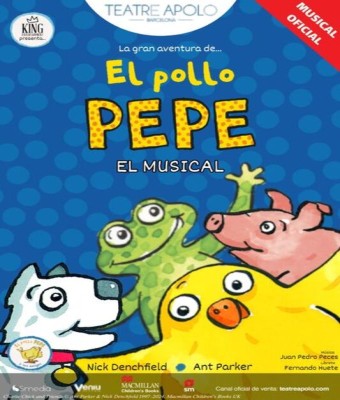 La Gran Aventura de... El Pollo Pepe - El Musical en Barcelona