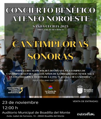 Concierto Benéfico "Cantimploras Sonoras" en Madrid
