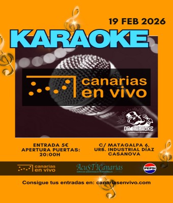 Dr. Karaoke en Canarias en Vivo en Palmas, Las