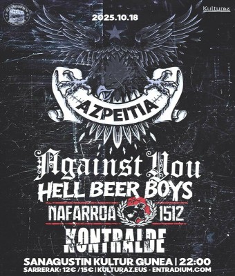 Against You /HELL BEER BOYS /Nafarroa 1512/ KONTRALDE en Gipuzkoa