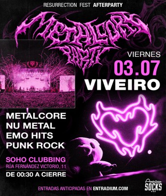 Metalcore Party, Resurrection Fest Afterparty Viveiro en Lugo