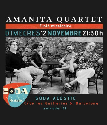 AMANITA QUARTET al Soda en Barcelona