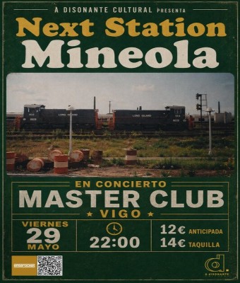 NEXT STATION MINEOLA / Concierto Presentación Set Sounds / Vigo, Viernes 29 Mayo en Pontevedra