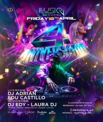 ILLUSION · 4o ANIVERSARIO en Barcelona