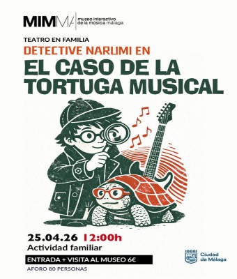 Teatro familiar: Detective Narumi, "El caso de la tortuga musical" en Málaga