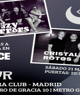 The Crazy Mirrors + Cristales Rotos en Madrid