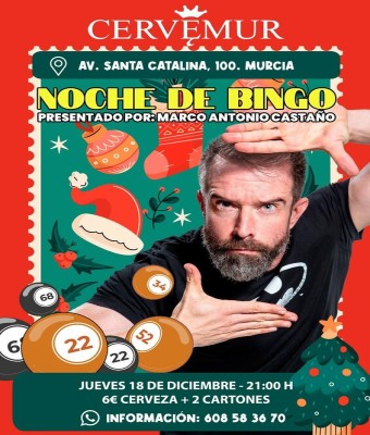 BINGO show en CERVEMUR  en Murcia