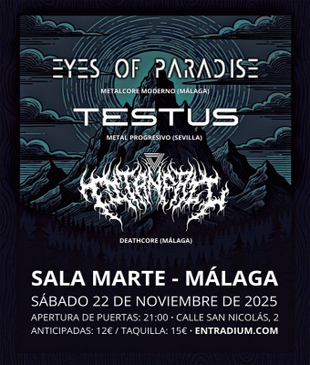 EYES OF PARADISE + TESTUS + TITANFALL en Málaga