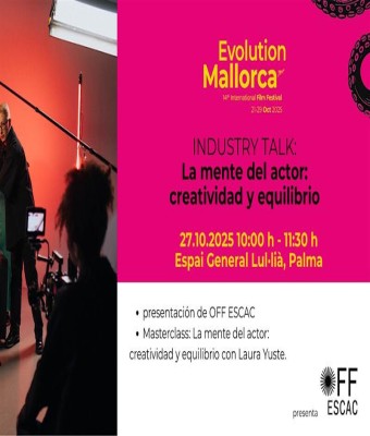 Talk: OFF ESCAC - La mente del actor: creatividad y equilibrio. en Palma