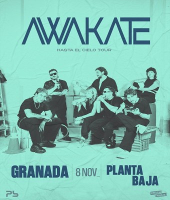CONCIERTO DE AWAKATE - GRANADA - SALA PLANTA BAJA - SÁBADO 8 DE NOVIEMBRE