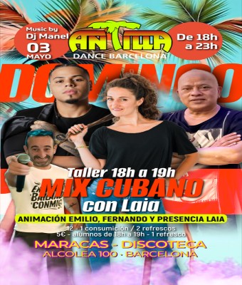 ANTILLA SALSA BARCELONA - DOMINGO 3 MAY26 